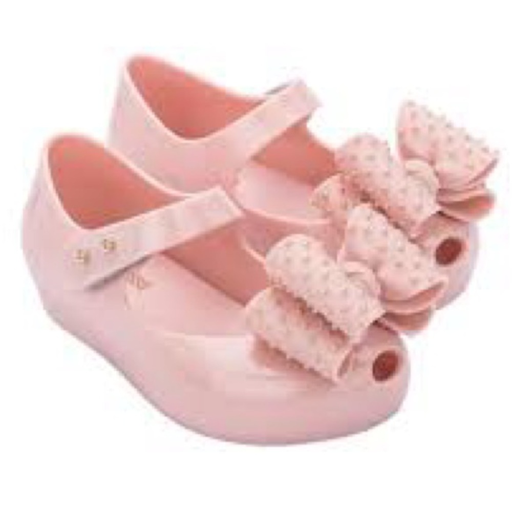 Melissaš„Pink bow girly sandals - Picture 2 of 16